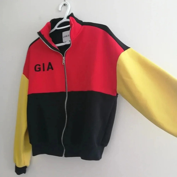 I.AM.GIA Blaster Colourblock Zip Up Fleece Lined Jacket 90s Streetwear Small - Picture 8 of 16